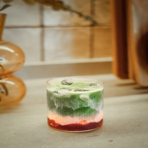 Iced Strawberry Matcha Latte